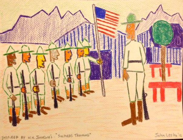 "Soldiers Training Today" by John Lesko, Dec 4, 2012